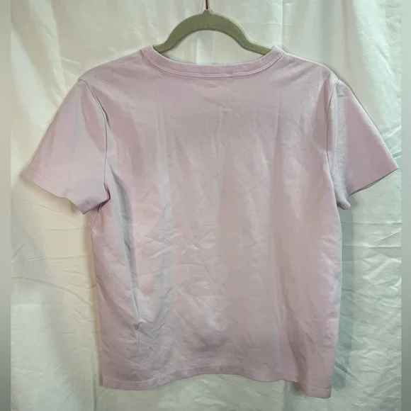 PacSun Butterfly Graphic Tee + Zara Pink Basic T Shirt Bundle Size L - Picture 6 of 9